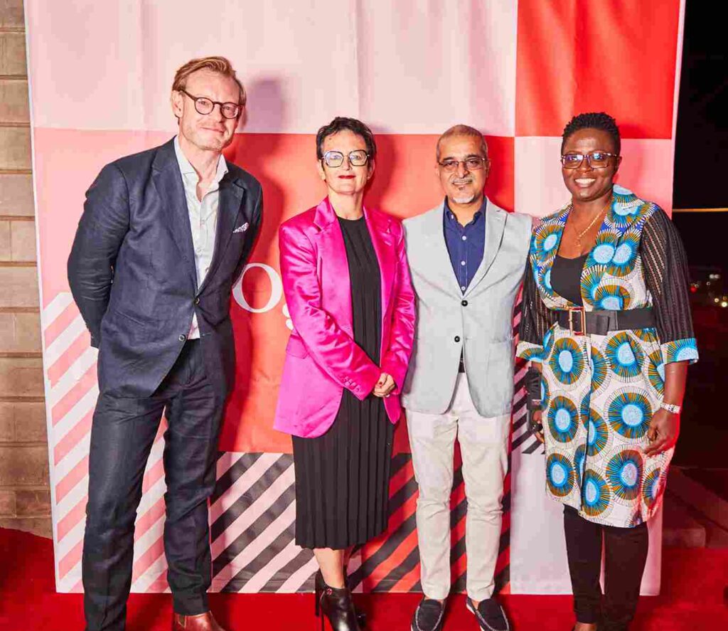 From left to right: Howard Gregory(Managing Partner PR and Influence, Patou Nuytemans(CEO EMEA), Vikas Mehta (CEO Ogilvy Africa)and Akua Owusu-Nartey(Regional Managing Director and MD Ogilvy Africa, Ghana) during the launch of Ogilvy Afric influencer O in Nairobi.