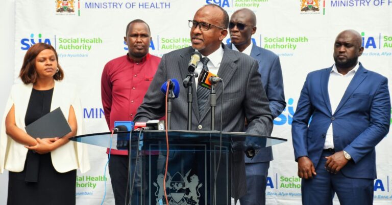 Health Cabinet Secretary (CS) Aden Duale