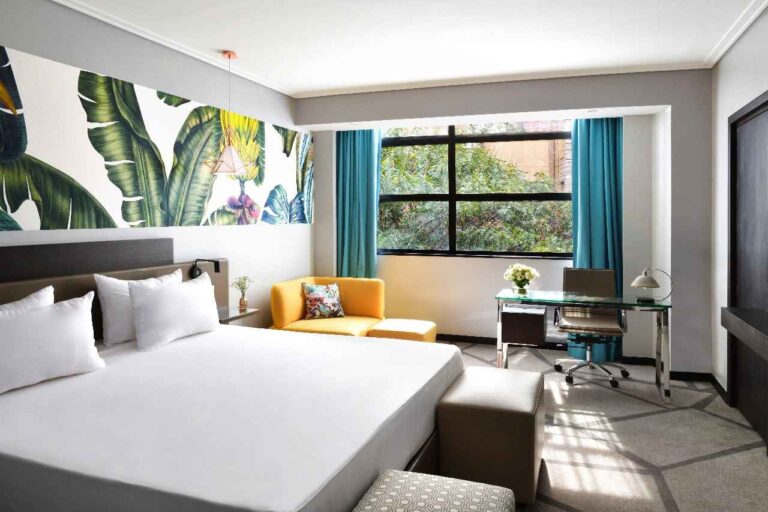 Exterior view of Novotel Nairobi Westlands in Nairobi’s cityscape