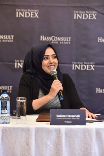 Sakina Hassanali, Co-CEO HassConsult during the launch of the Hass Index Special Report: International Investment Outperformance: the Kenyan Residential Property Market.