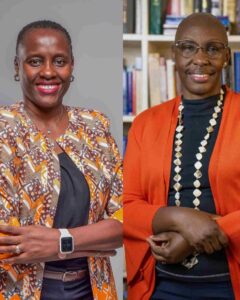 Dr. Gilda Odera and Annepeace Alwala in professional portraits