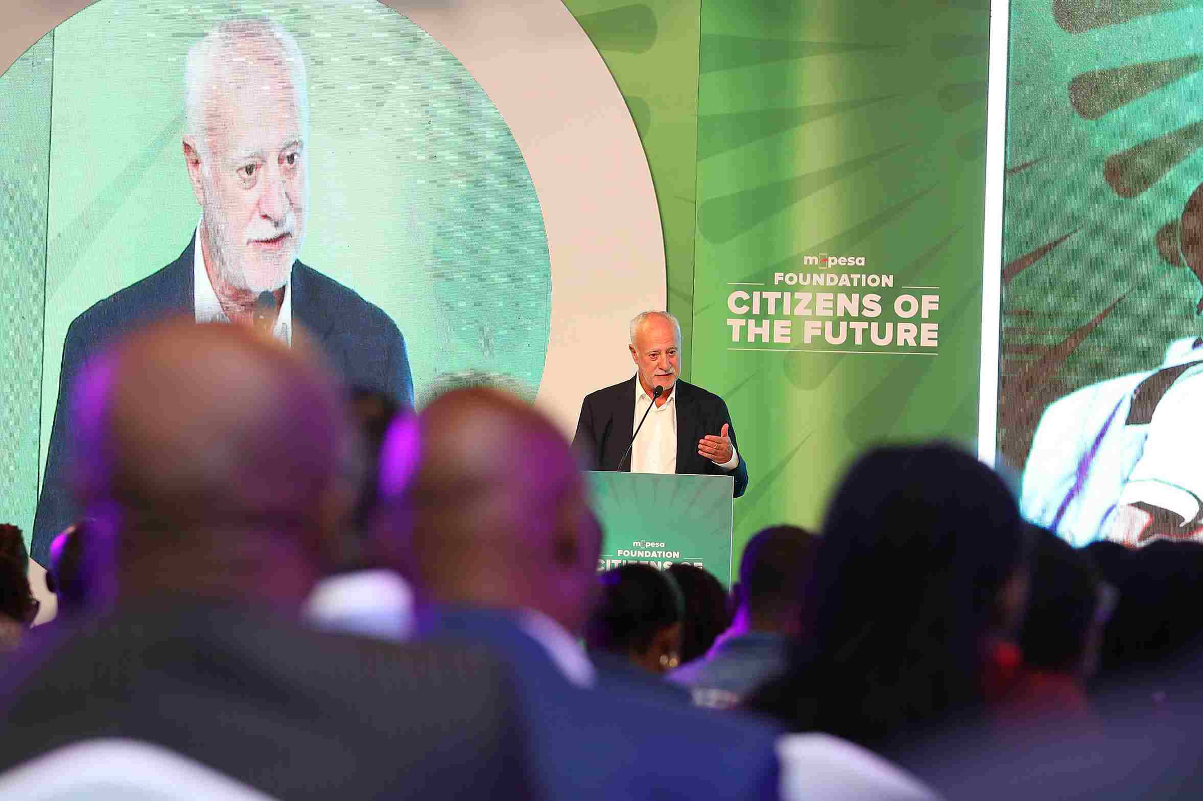 M-PESA Foundation Trustee Michael Joseph delivering remarks at the launch