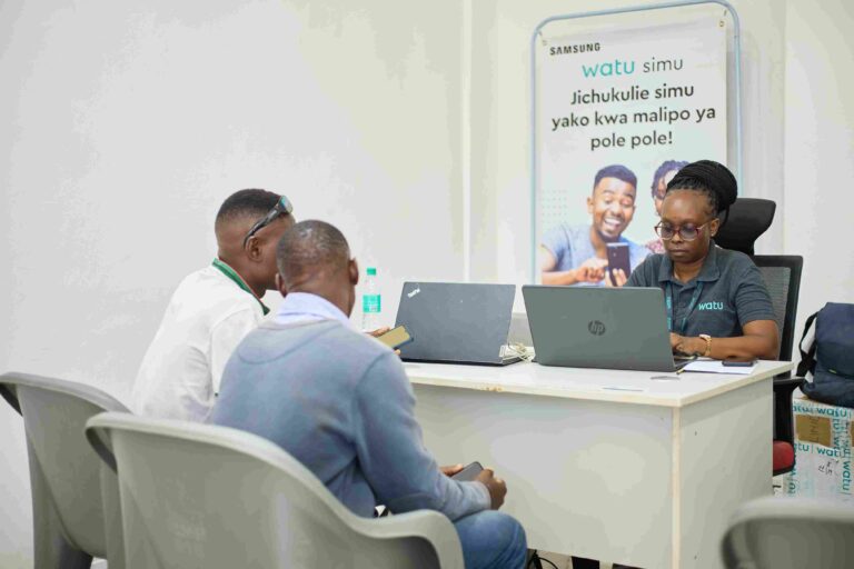 Watu Shule training session with participants and instructor