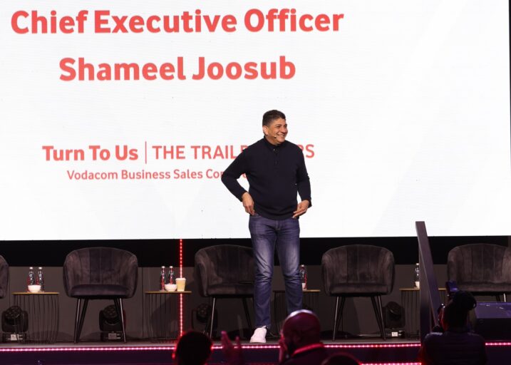 Vodacom CEO Mohamed Joosub speaking during earnings call on M-Pesa and Safaricom strategy