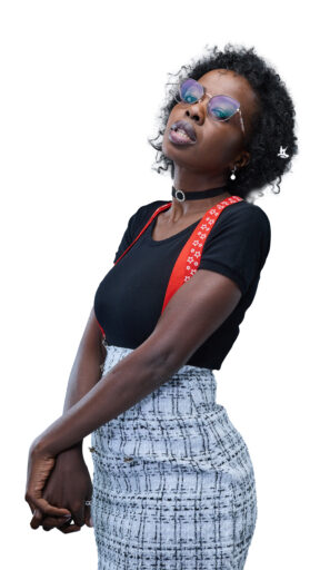 Rose K. Njoroge as Tasha in Showmax original series Adam to Eve Title: Rose K. Njoroge plays Tasha alongside Blessing Lung'aho in Adam to Eve on Showmax