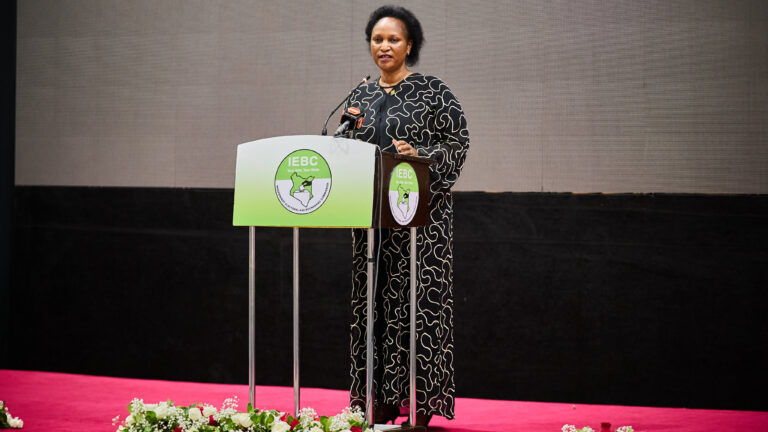 Commissioner Ann Nderitu, CBS Chairperson of Election Operation Committee