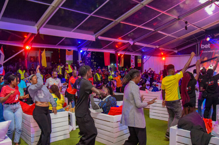 Football fans having fun moments at the 2026 World Cup Opening event at Uhuru Park