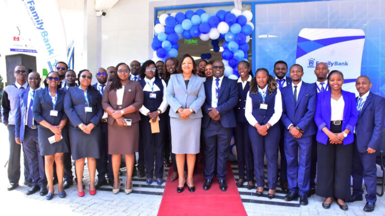 Family Bank Nakuru Market branch at Azuri Plaza along Oginga Odinga Street, Nakuru Town, opened June 2026