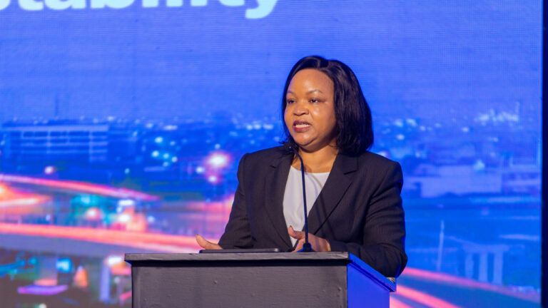 Nancy Njau, CEO and Managing Director of Family Bank Limited, at the NSE listing ceremony on June 23, 2026