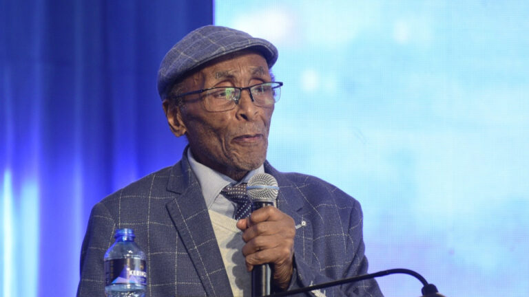 Titus Kiondo Muya, founder of Family Bank Limited, at the Nairobi Securities Exchange listing ceremony, June 2026