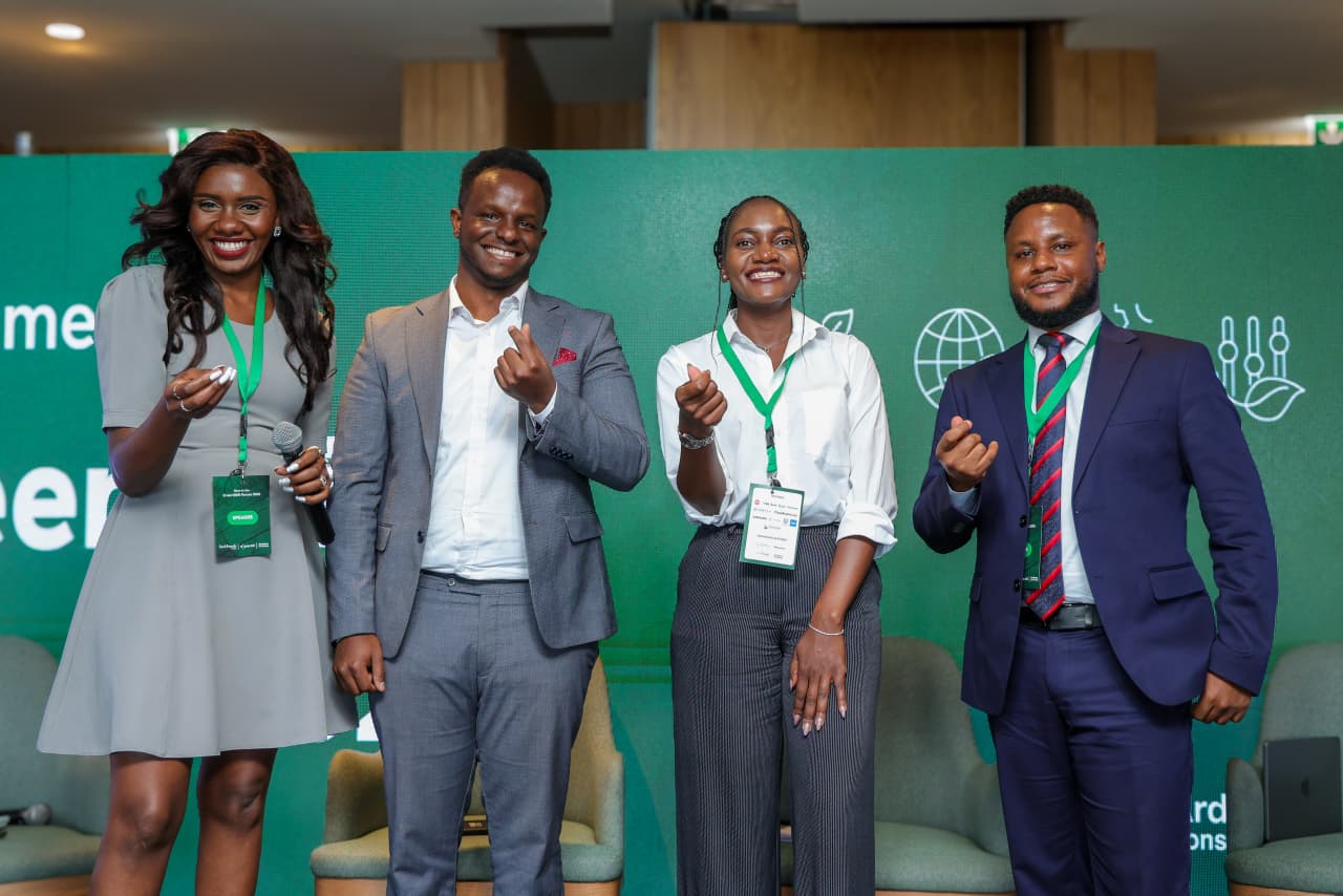 Panelists pose for a photo during the GreenShift Forum  2026