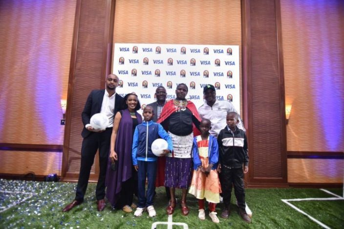 Visa Kenya Unveils 12 Year old Lawrence Masira Face of Player Escort Program for AFCON