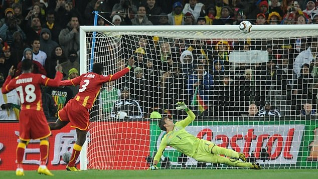Gyan Asamoah missed Penalty