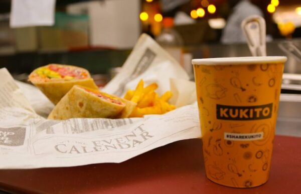 The Kukito brand serves various chicken delicacies – Kitoslaw, Kuku Salad, chicken with pickled onion rings, popcorn Kuku, Kuku Sausage fries, drinks, and other yummy bites.
