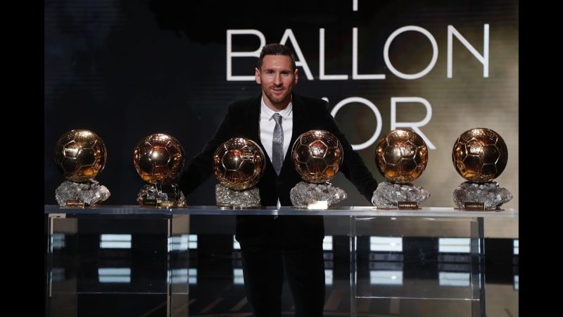 Messi took his Ballon d’Or haul to six, beating Cristiano who has five