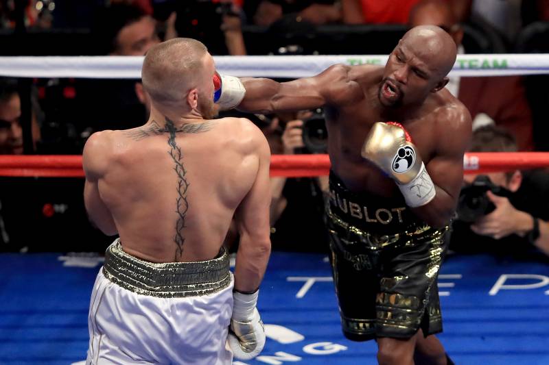 Floyd fought Conor in 2017 