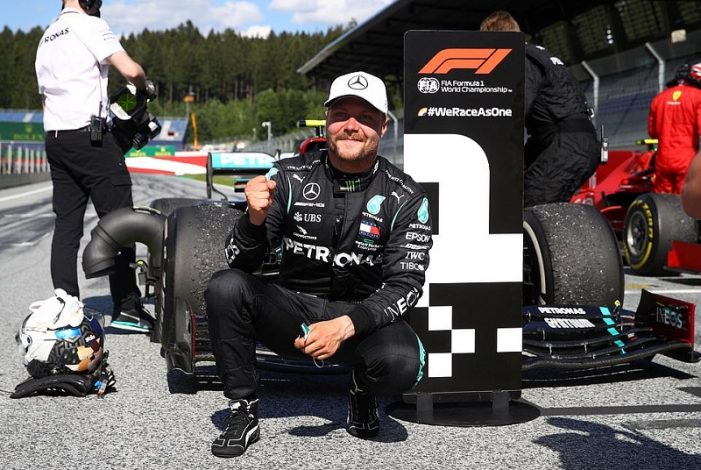 Valterri Bottas wins the first race of the new Formula One season