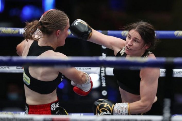 Katie Taylor retains her titles with unanimous decision win over Delfine Persoon.