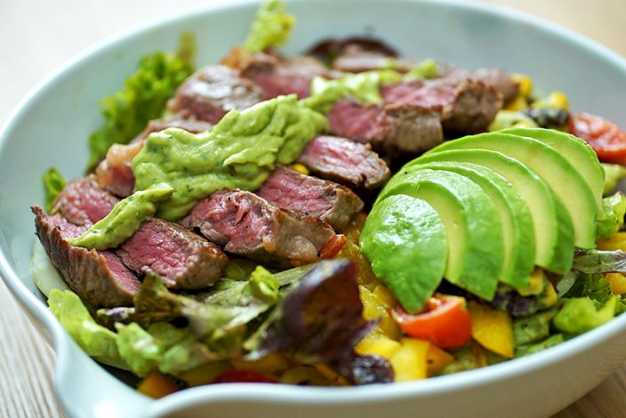 Avocado can be used both in salads and meals