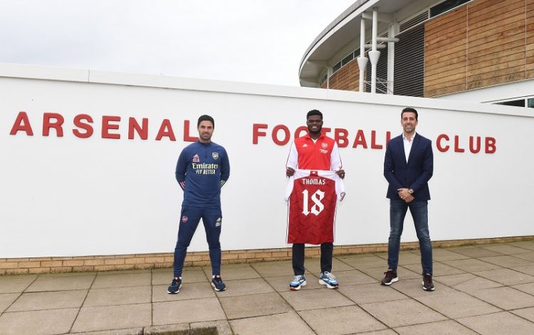 Thomas Partey promises to give his best as he is unveiled at Arsenal