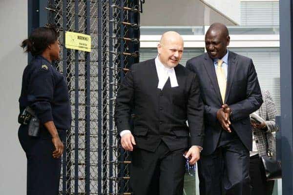 Karim Khan when he represented DP William Ruto at ICC.