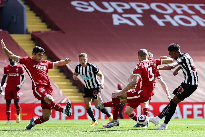 Newcastle earn point against Liverpool