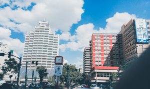 Office buildings within the Nairobi Central Business District