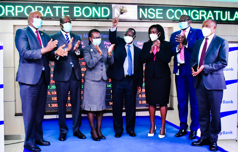 Family Bank Kenya Ltd officially rang the bell Wednesday to mark the listing and the commencement of trading of its corporate bond at the Nairobi Securities Exchange.