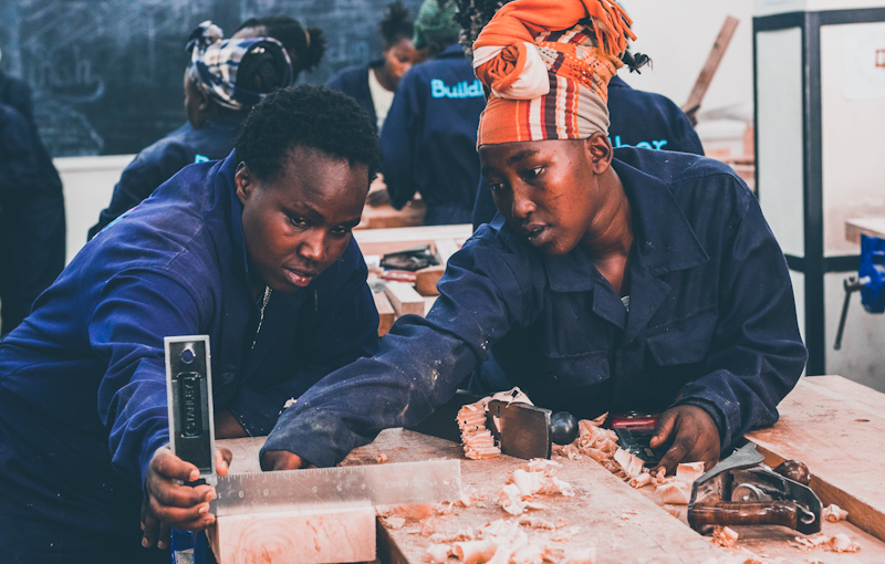 Buildher is an organization that empowers Kenyan women through connecting advocacy, accredited construction skills and life skills training to employment.