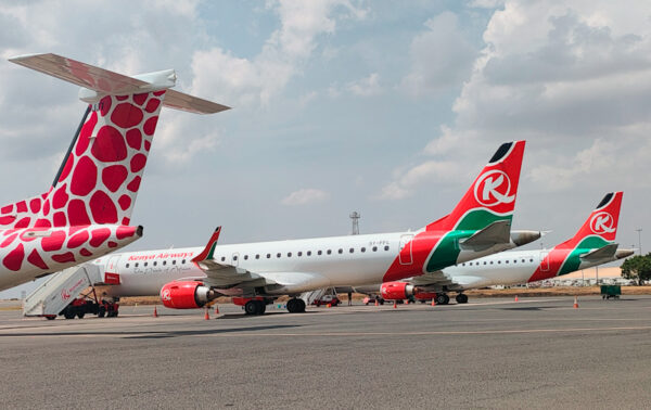 Kenya Airways has announced the suspension of flights to Kinshasa starting Tuesday over the detention of two employee