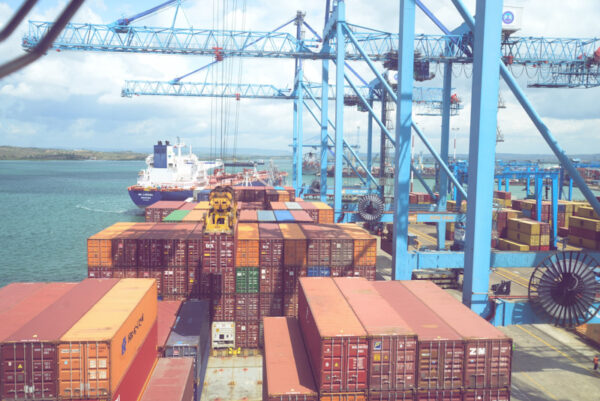 Kenya's port of Mombasa in Kenya