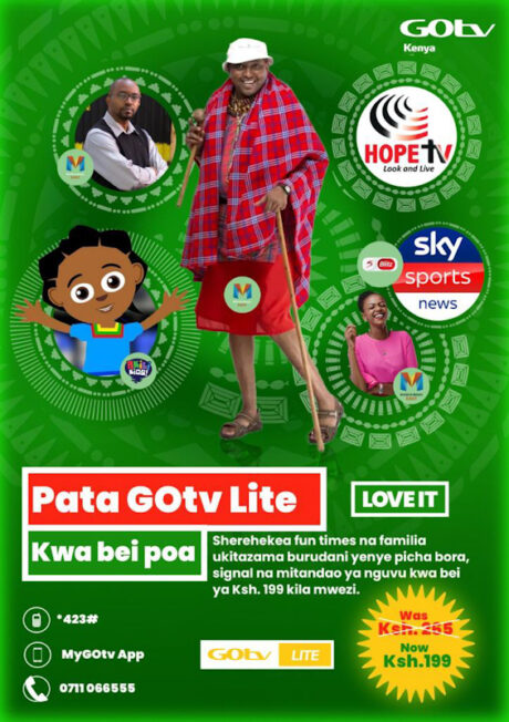 With picture perfect clarity and over 22 local entertainment channels, there is no end to laughter, learning and entertainment with GOtv Lite. 