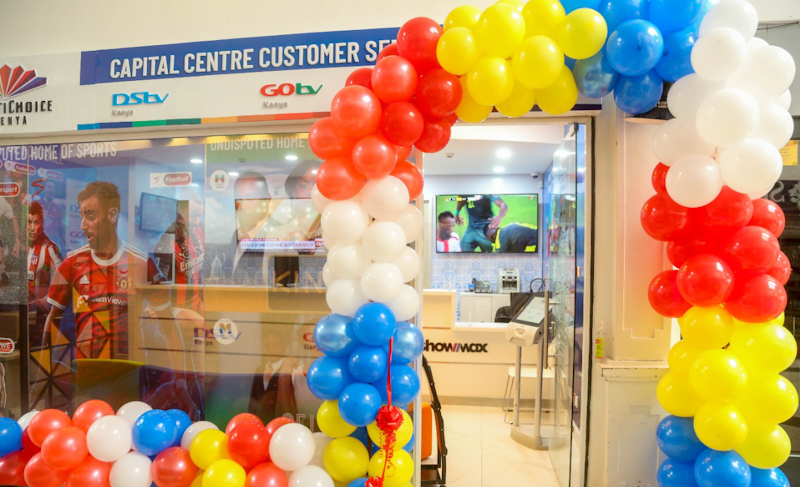 The Capital Center branch will serve both DStv and GOtv customers and is located on the Ground Floor along Mombasa road.