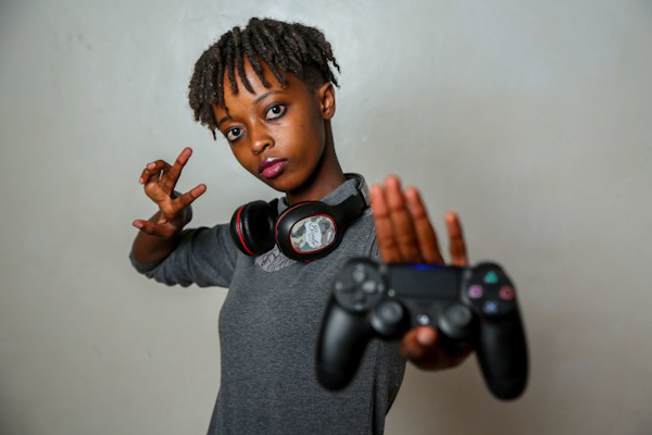 Sylvia 'QueenArrow' Gathoni won the Safaricom Blaze Esports Tour‘s Tekken competition in 2019