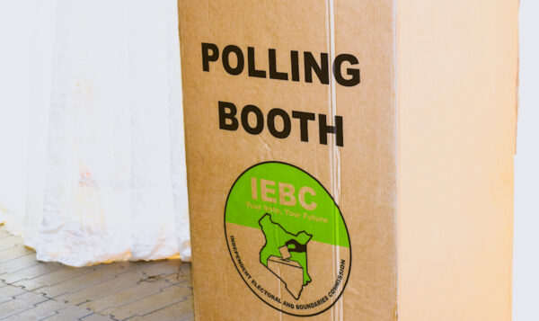 An IEBC Polling both to be used during the 2022 Kenya General Elections