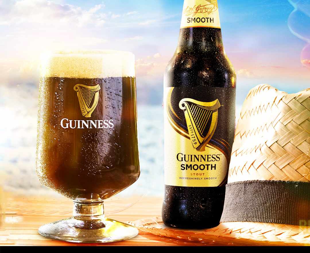 Guinness Smooth offers all the characteristics of Guinness stout with an extra smooth finish.