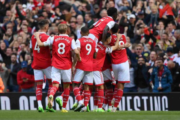 Arsenal remains top of the Premier League table with a 3-1 win over arch-rivals Tottenham on Saturday.