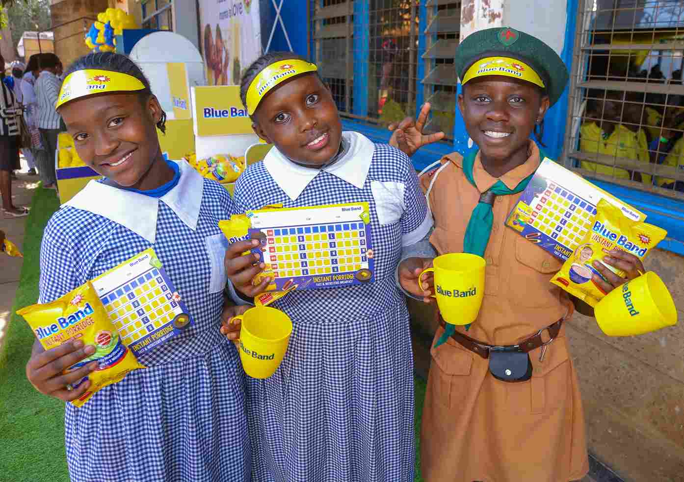 Kilimani Pupils During the Blue Band Nutrition Education Campaign_