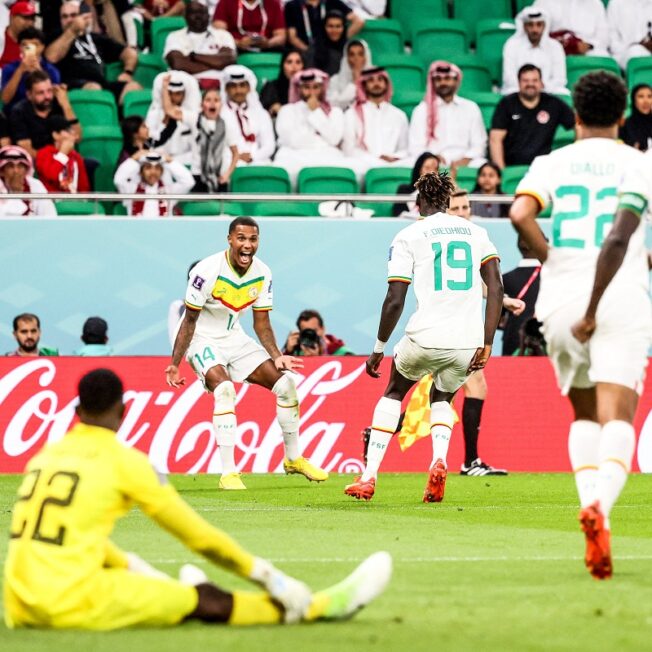 Senegal registered their first win of the World Cup following a hard-fought 3-1 victory over hosts Qatar.