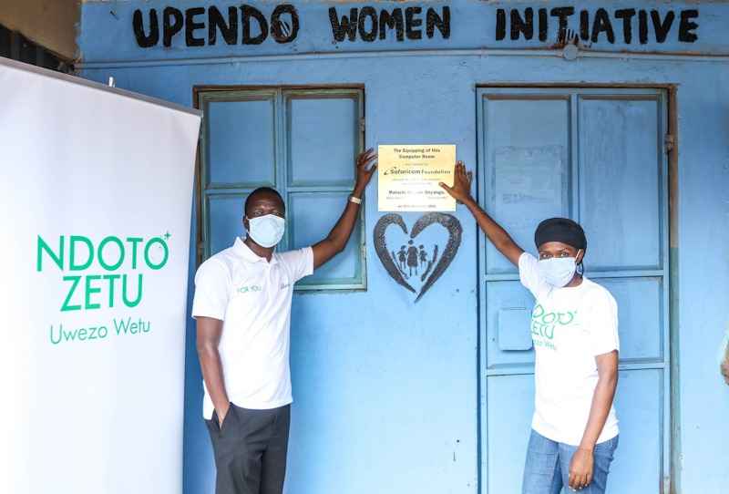 The Upendo Women Initiative in Kawangware, Nairobi County, benefitted from a donation of computers, a projector, and a printer through the Ndoto Zetu Uwezo Wetu initiative.