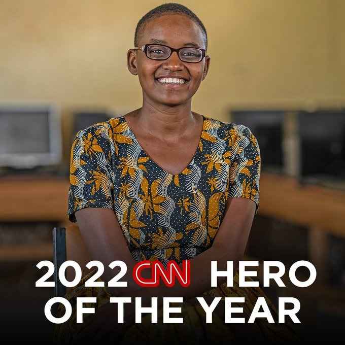 Nelly Cheboi, who quit her software job to create tech labs for Kenyan schoolkids with upcycled computers, is CNN's 2022 Hero of the Year.