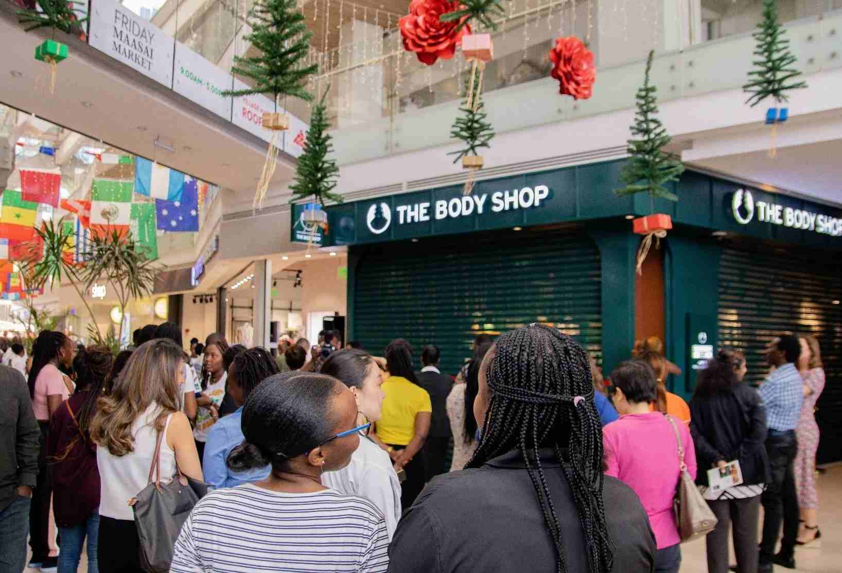 The Body Shop Kenya launch at the Village Market in Nairobi