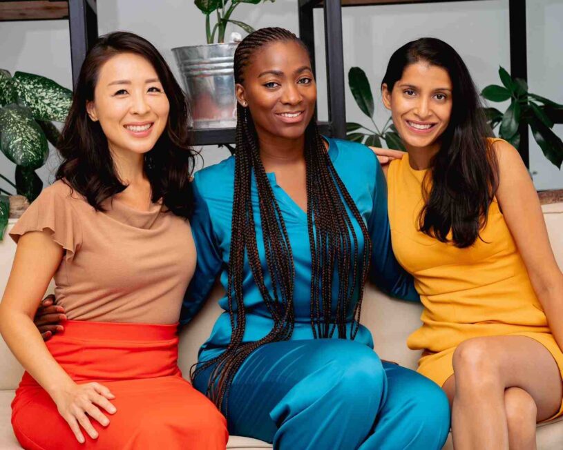 Uncover Co-founders Sneha MehtaCatherine Lee, Jade Oyateru, Sneha Mehta (left to right).