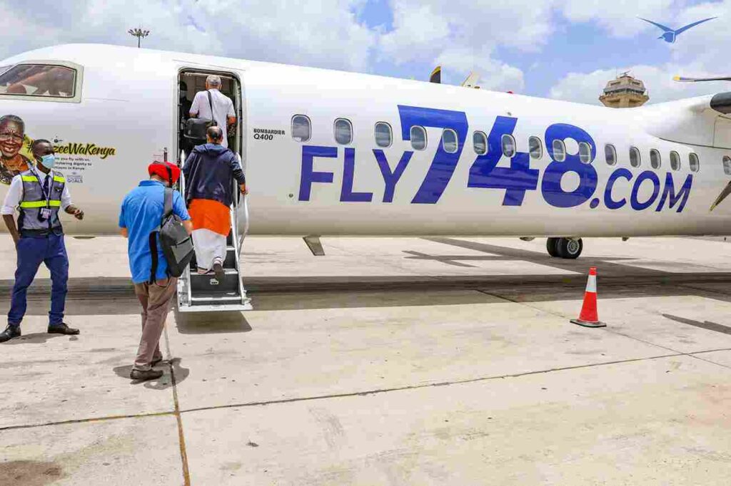 Aviation firm 748 Air Services has suspended its passenger flights business in Kenya.
