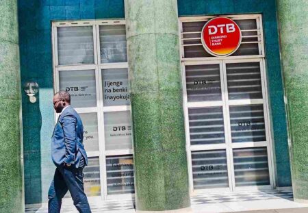 Diamond Trust Bank Kenya Limited (DTB) along Kimathi Street is a leading regional bank listed on the Nairobi Securities Exchange (NSE).