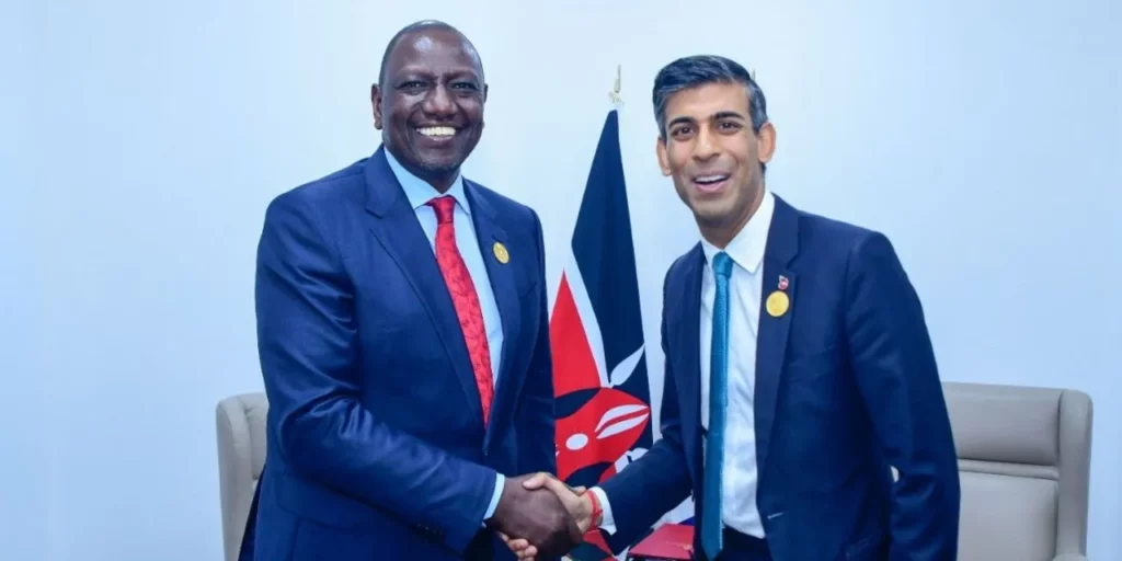 Kenya President Ruto and UK Premier Sunak