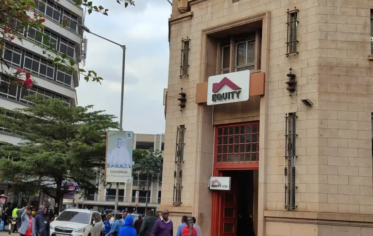 Equity Group branch along Kimathi Street in Narobi. Equity has received numerous recognitions at the Euromoney Awards for Excellence 2023, including: Best Bank for Corporate Responsibility in Africa (for the second year in a row), Best Bank in Kenya, Best Bank in DRC, Best Bank for SME Banking, Best Bank for Digital Solutions, and Best Bank for CSR in Kenya.
