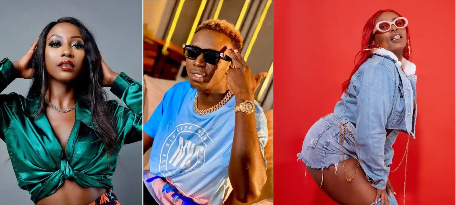 Sylvia Saru, commonly known as Ssaru Wa Manyaru, is a fast-rising Kenya singer and rapper. Kushman real name Kennedy Otieno Omondi also known as Pedi wa Magenge is an artist from Kenya based in Othara, Kaloleni. Amanda Wambui aka Maandy aka Kabaya, 23, a Kenyan professional recording artiste