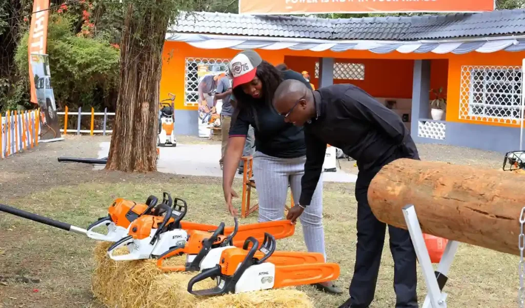 STIHL East Africa during an open show to showcase its products.