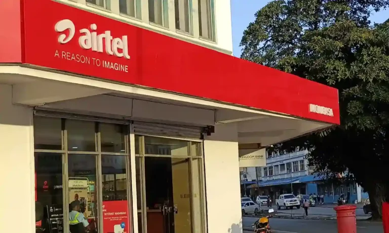Airtel Kenya outlet in Mombasa. Airtel Africa: Customer Boom, Profit Gloom in Q3